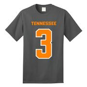 Tennessee Squirrel White McCoy #3 Shirsey Tee